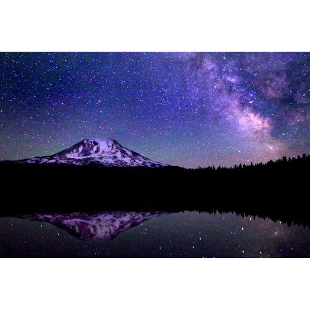 Watercolor Milky Way /& Mountains 8 x 10 Milky Way Water Color Print Milky Way and Stars Lovers Celestial Artwork Print